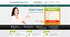 Desktop Screenshot of progressivefinance.info
